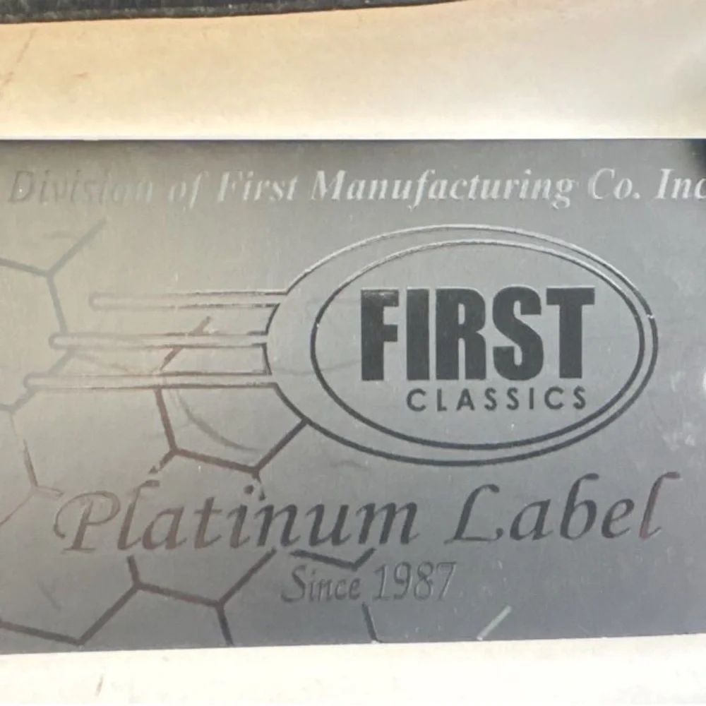 Men's Highside Leather Vest - First MFG Co Classics Platinum Small FIM638CPM